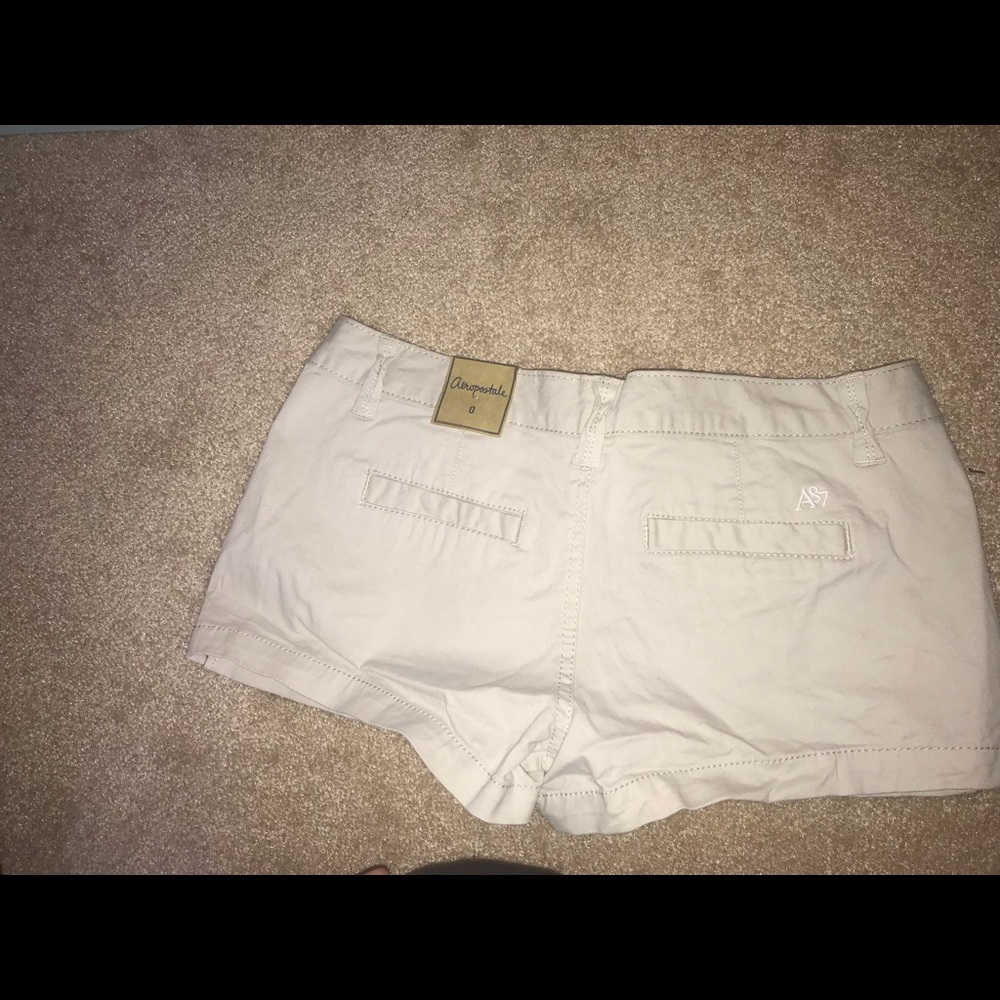 Aeropostale beige shorts.